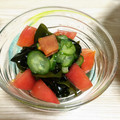 yuka119's cooksnap of when they made きゅうりとわかめの酢の物**簡単♪.