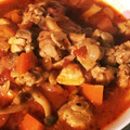 こよみさん's cooksnap of when they made ♪簡単　鶏肉のトマト煮込み♪.