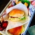 ペーパーノリコ's cooksnap of when they made 子供に人気！簡単ハンバーガー弁当☆.