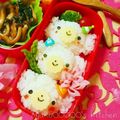AyakoOOOOO's cooksnap of when they made キャラ弁☆ふわふわわんちゃん☆.