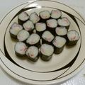クックQ9KB6S☆'s cooksnap of when they made かにかまと山葵の細巻き.