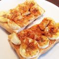 eripei's cooksnap of when they made 朝ごはんにメープルバナナトースト.