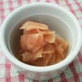 Maffuo's cooksnap of when they made 新生姜の甘酢漬け.