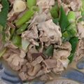 パイン123's cooksnap of when they made *筍と豚肉とねぎのバターポン酢炒め*.