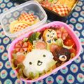 sacoママ's cooksnap of when they made キャラ弁♡リラックマ.