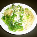 mr.big's cooksnap of when they made しらすとほうれん草のパスタ.