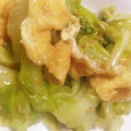 ももたんきっちん's cooksnap of when they made キャベツと油揚げの胡麻和え.
