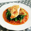 かすみ414's cooksnap of when they made カレイのムニエル　簡単トマトソースがけ.