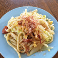 ひめポ's cooksnap of when they made 焼きうどん（和風しょうゆ味）.