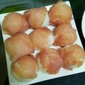 moca382's cooksnap of when they made ✿おもてなし✿生ハムおにぎり✿.