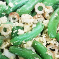 みぽぴぽ's cooksnap of when they made スナップエンドウと竹輪のマヨ醤油炒め.