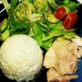 オルポジ子's cooksnap of when they made シンガポールチキンライス.