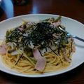 mitsuha❤'s cooksnap of when they made シメジと菜の花とベーコン和風スパゲッティ.