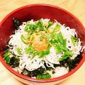★唄姫★'s cooksnap of when they made 釜揚げしらす丼.