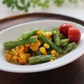 まろんかふぇ's cooksnap of when they made ～彩りに～　いんげんとコーンのバター炒め.