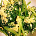 ふぢえもそ's cooksnap of when they made 節約メニュー ほうれん草とたまご炒め.