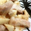 こなざとうさん's cooksnap of when they made 豚肉と山芋の梅肉炒め.