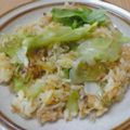わらいおん's cooksnap of when they made じゃことレタスチャーハン.