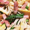 nekoにごはん's cooksnap of when they made 筍とアスパラのベーコン炒め.