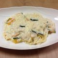 メロンパンマン's cooksnap of when they made かぼちゃのクリームスパゲティ.