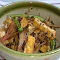 ツノたん's cooksnap of when they made ごぼう＆油揚げのおかずサラダ.