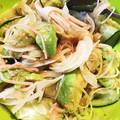 komitsupad's cooksnap of when they made アボガドと新玉ねぎの和え物★.