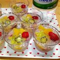 メグメグ★'s cooksnap of when they made サイダーゼリー☆フルーツポンチ風♪.