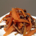 didiko's cooksnap of when they made にんじんと椎茸のきんぴら.