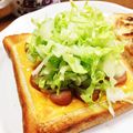 YUKIKI☆'s cooksnap of when they made 朝ごはんに！キャベツたっぷりトースト.