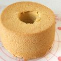 yuyurere's cooksnap of when they made 手外し可能！シフォンケーキ【コツあり】.
