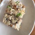 れあきち's cooksnap of when they made レンジでエコ♬納豆＆おからのケークサレ風.