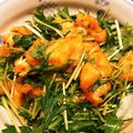 つんつん☆'s cooksnap of when they made たっぷり水菜と鳥むね肉の キムチあえ☆.