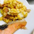 さやまる♡'s cooksnap of when they made 朝食に♪ベーコンスクランブルエッグ.