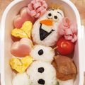 ゆっきぃ4080's cooksnap of when they made キャラ弁♡オラフ.