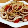 yukitarooo's cooksnap of when they made ランチに簡単！✿いかのバター醤油パスタ✿.