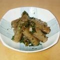 かなみし's cooksnap of when they made ねぎねぎごま油と食べるこんにゃくステーキ.