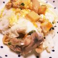 もちゅさん's cooksnap of when they made 春だから！筍入り親子丼ヾ(@゜▽゜@)ノ.