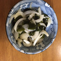 クック51GX43☆'s cooksnap of when they made 簡単☆まぜるだけわかめと新玉ねぎのマリネ.