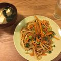 よねのよめ's cooksnap of when they made 簡単！ピリ辛焼きうどん.