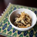 creo's cooksnap of when they made ピリ辛♬きのこの胡麻塩和え.