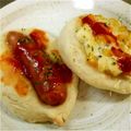 にゃおはは's cooksnap of when they made ウィンナーパン【発酵なし! 基本の生地】.