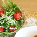 tinaya0208's cooksnap of when they made 簡単♪水菜とトマトのマヨポンサラダ.