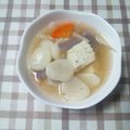 アタックひめちゃん's cooksnap of when they made 具沢山野菜みそ汁　すいとん入り.