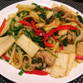 ＊mozu＊'s cooksnap of when they made 豚肉と長芋のシャキシャキ炒め.