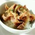 ＊アベリ＊'s cooksnap of when they made 豚肉の味噌焼き（豚丼にも）.