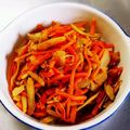 あちゃみん。's cooksnap of when they made 人参嫌いでも食べられる金平牛蒡.