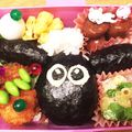 wakaparty's cooksnap of when they made ひつじのショーンのキャラ弁（≧∇≦）.