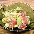 ちべターリー's cooksnap of when they made まぐろアボカドなめ茸和えるだけ.