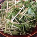 たにたーに's cooksnap of when they made 簡単♪水菜のサラダ.