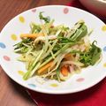 ゆかねこ。's cooksnap of when they made さっぱり♪もやしと水菜のカレー風味サラダ.
